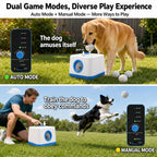 CyberPaws automatic dog ball launcher with USB-C rechargeable power