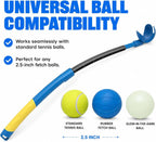 CyberPaws retractable ball launcher outdoor fetch scene