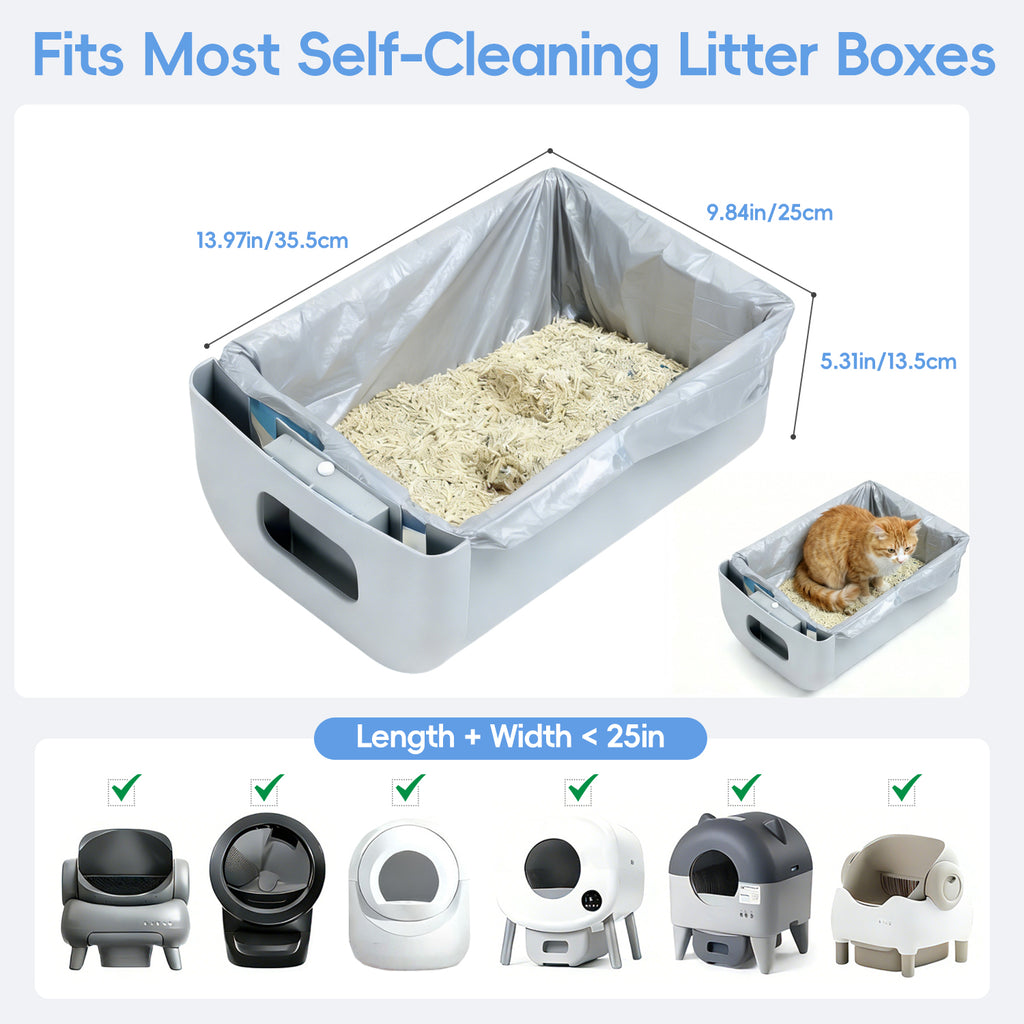 CyberPaws heavy duty cat litter waste bags