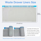 CyberPaws cat litter bags for self cleaning litter box waste drawer