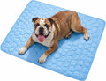 CyberPaws dog cooling mat 40 x 30 inches in blue
