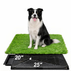 CyberPaws dog grass pad with tray 25 x 20 inches