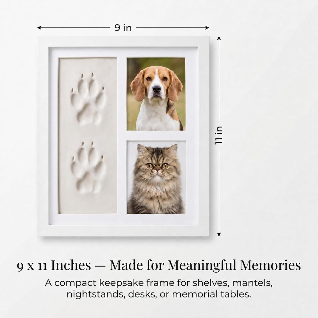 CyberPaws pet paw print keepsake frame display