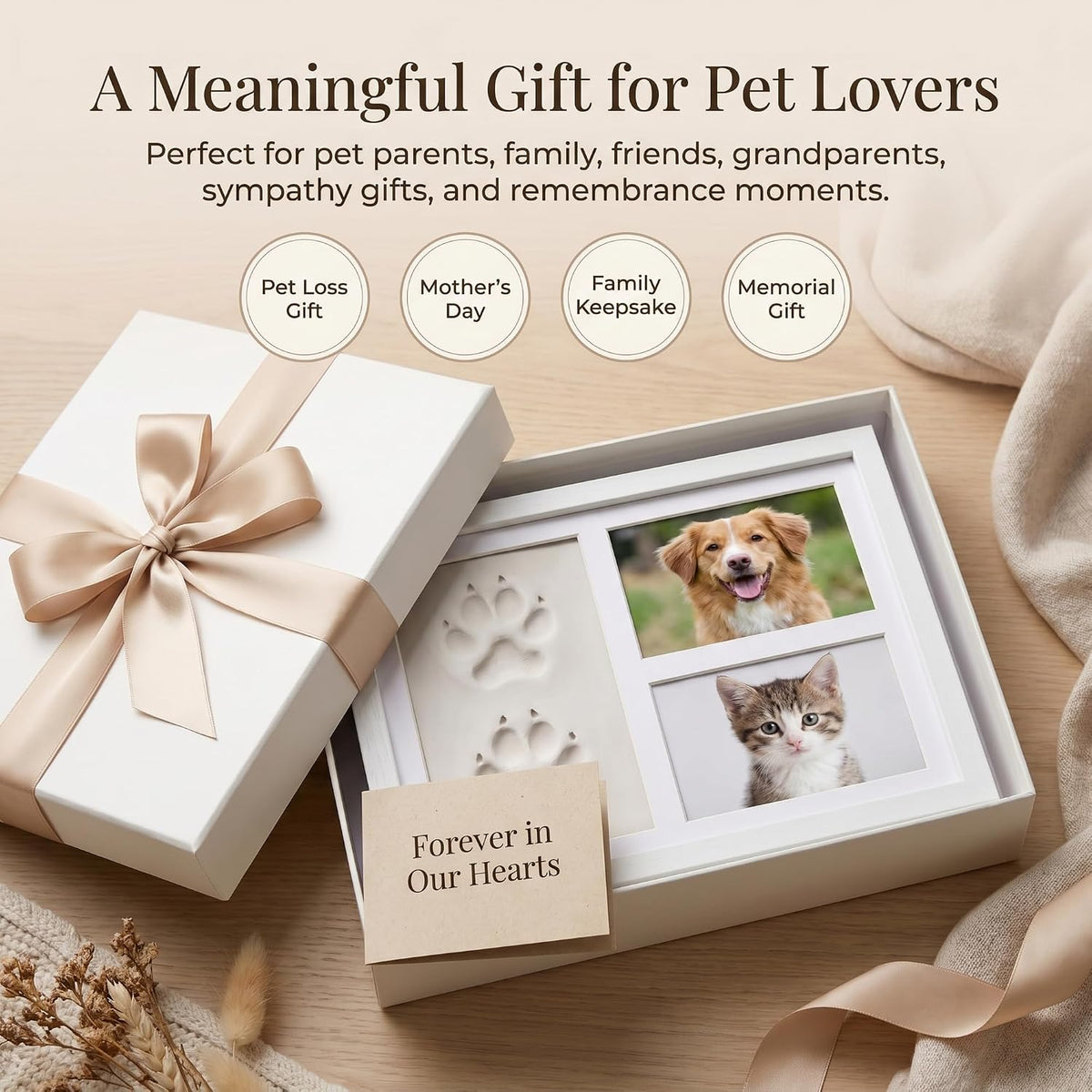 CyberPaws pet memorial paw print picture frame gift