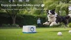 CyberPaws Automatic Dog Ball Launcher – 3 Distance Settings, Rechargeable Fetch Toy
